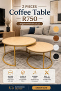 2-Piece Nesting Coffee Table Set