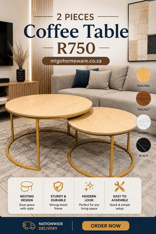 2-Piece Nesting Coffee Table Set