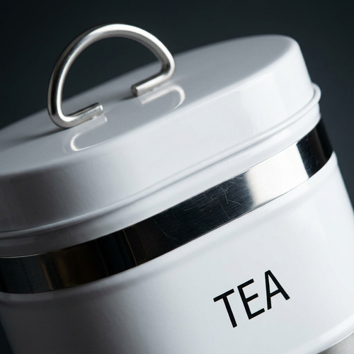 4-Piece Kitchen Canister Set – Bread, Tea, Sugar & Coffee